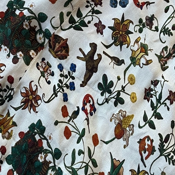 Samantha Pleet Glance Blouse Illuminated Print Unicorn Floral Top 4X - Picture 5 of 16